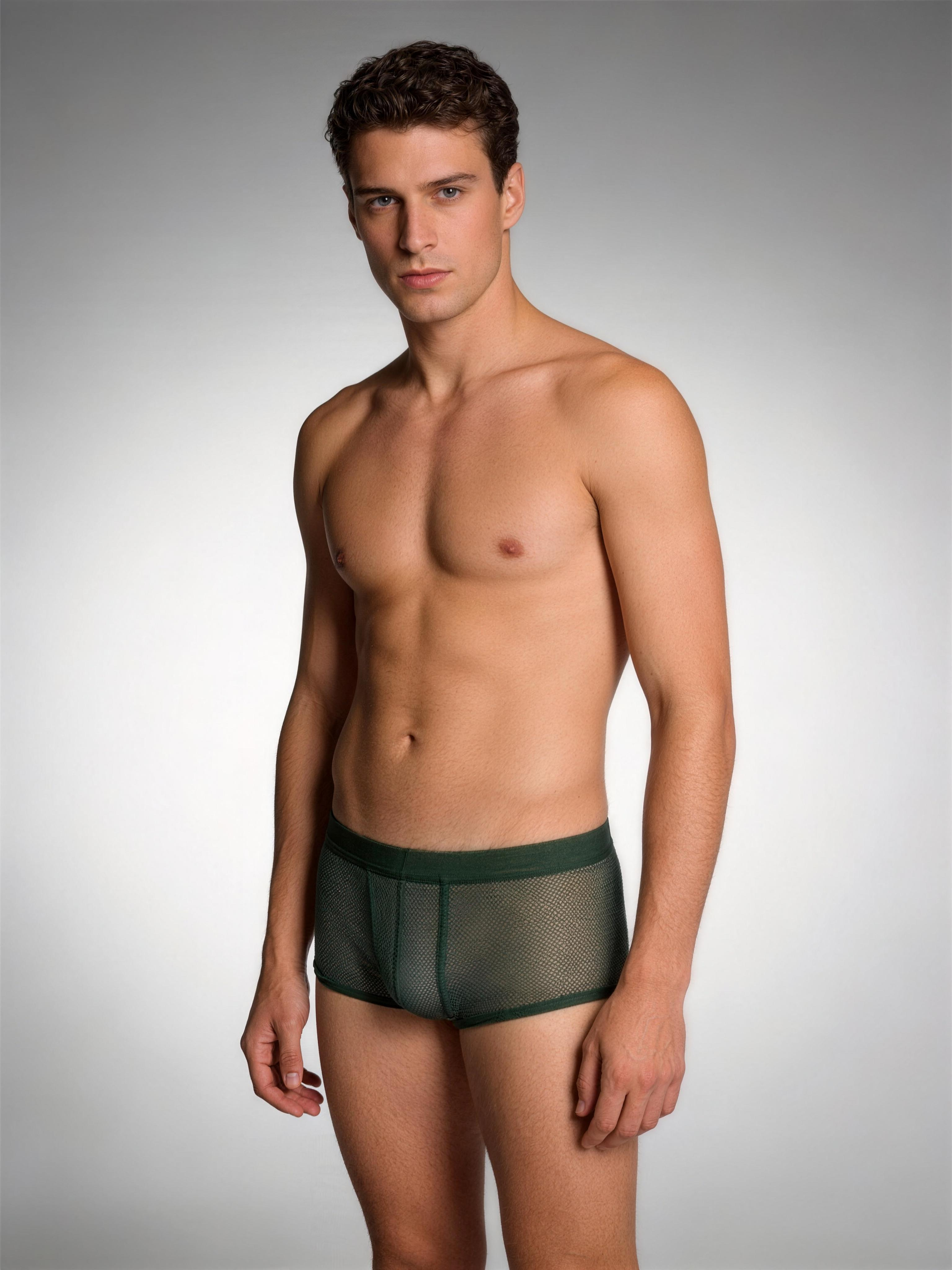 Arigreben Green Mesh Boxers